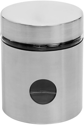 Cutting EDGE Steel, Glass Grocery Container  - 900 ml(Silver)