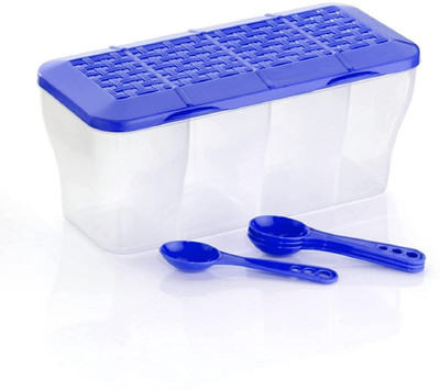 FINWARE Plastic Fridge Container  - 500 ml(Blue)