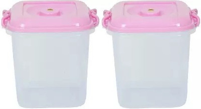 SIDDHESHWAR TRADING Plastic Grocery Container  - 10 L(Pack of 2, Pink)