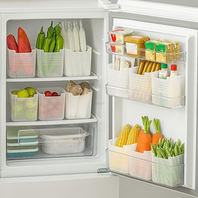 SCONERY Plastic Fridge Container  - 1000 ml(Pack of 12, Clear)