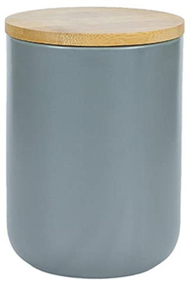 KUBER INDUSTRIES Ceramic Utility Container  - 800 ml(Grey)