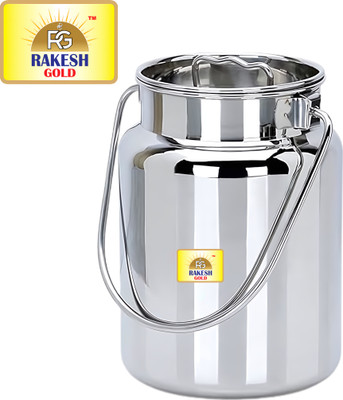 Rakesh Gold Stainless Steel Milk Container  - 3000 ml(Silver)