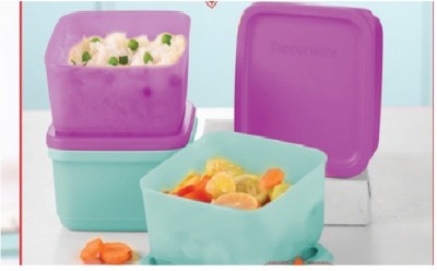 TUPPERWARE Polypropylene Utility Container  - 650 ml(Pack of 4, Blue, Purple)