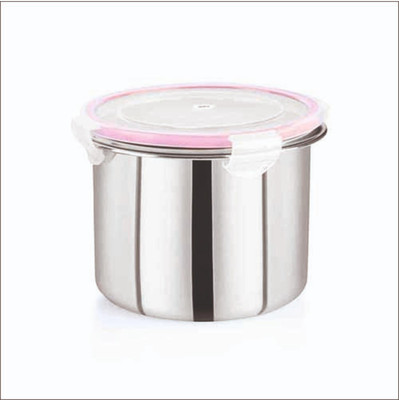 Osiya Stainless Steel, Plastic Utility Container  - 1000 ml(Silver)