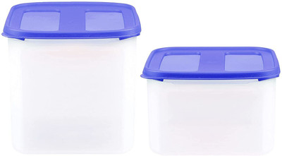 Cutting EDGE Plastic Grocery Container  - 4.5 L, 3 L(Pack of 2, Blue)