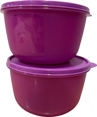 TUPPERWARE Plastic Fridge Container  - 2000 ml, 2000 ml(Pack of 2, Purple)