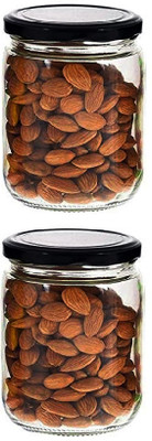 AFAST Glass Utility Container  - 500 ml(Pack of 2, Clear)