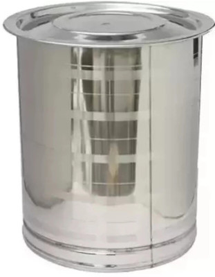 Rajlaxmi Steel Utility Container  - 13 L(Silver)