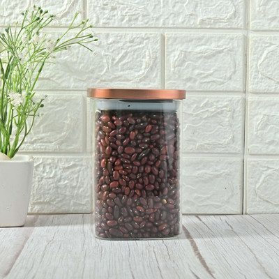 Femora Glass Grocery Container  - 1100 ml(Clear)
