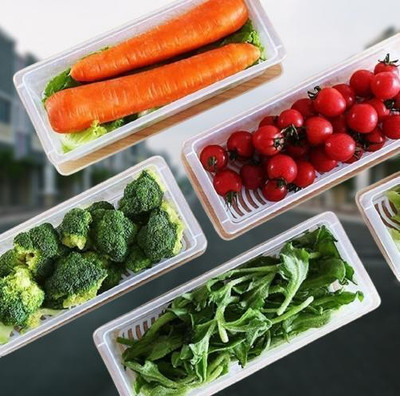 Ecodex Plastic Fridge Container  - 1500 ml(Pack of 5, Clear)