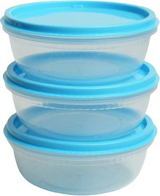 Unica Plastic Utility Container  - 450 ml(Pack of 3, Blue)