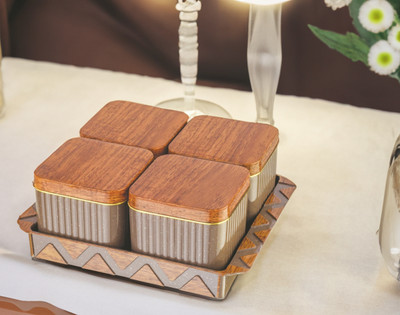 Nabhya Spice Set Plastic(4 Piece)