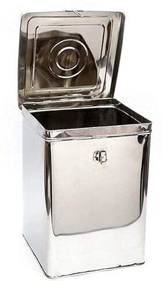 Bhalia Craft Stainless Steel Grocery Container  - 12 L(Silver)