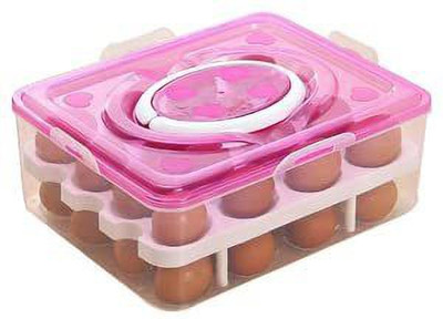 Amaxone Plastic Egg Container  - 2.5 dozen(Multicolor)