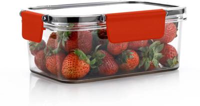 Wemix Plastic Utility Container  - 800 ml(Red, Clear)