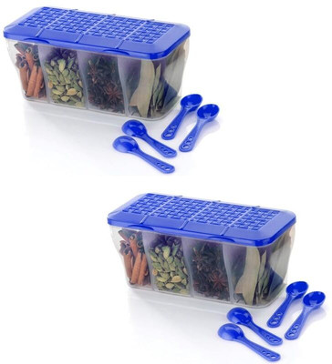 Jogi Tradlines Plastic Fridge Container  - 1800 ml(Pack of 2, Blue)