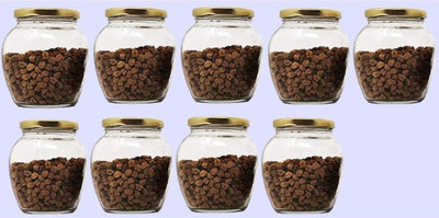 AFAST Glass Utility Container  - 1000 ml(Pack of 9, Clear)