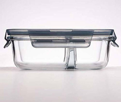 T R Creation Glass Cookie Jar  - 1000 ml(Clear)