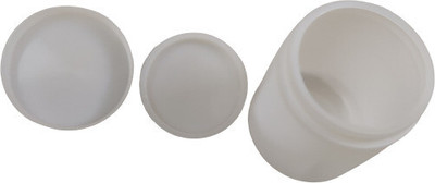 Raga Plus Plastic Pickle Jar  - 500 ml(Pack of 40, White)