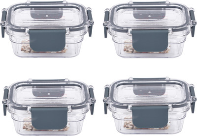 Sorta Plastic Utility Container  - 140 ml(Pack of 4, Clear)