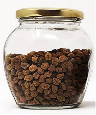 1st Time Glass Cookie Jar  - 350 ml(Pack of 2, Clear)