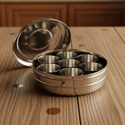 shreeee Steel Utility Container  - 500 ml(Silver)