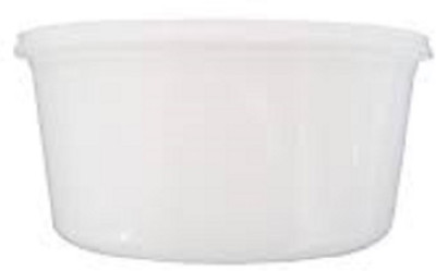 PK Collection Plastic Grocery Container  - 500 ml(Pack of 100, White)