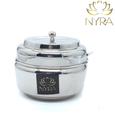 Nyra Stainless Steel Utility Container  - 250 ml(Silver)
