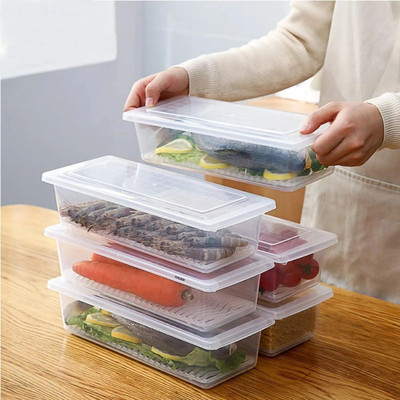 Swanoll Polypropylene Fridge Container  - 1500 ml(Pack of 6, White)
