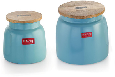 HAZEL Iron Utility Container  - 750 ml, 2450 ml(Pack of 2, Blue)
