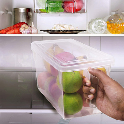 KDZONE Plastic Grocery Container  - 2 L(Clear)