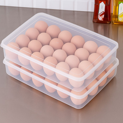 Fivean Plastic Egg Container  - 4 dozen(Pack of 2, Clear)
