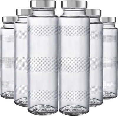 ON GATE 750 ml Glass Bottle(Pack of 6, Clear)