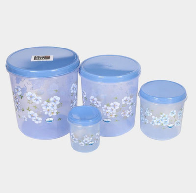 advik craft center Plastic Utility Container  - 7.5 L(Pack of 4, Blue)