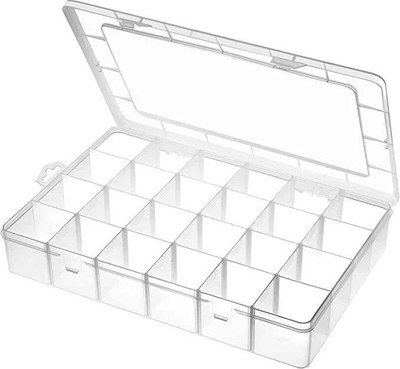 Flipkart SmartBuy Plastic Utility Container  - 3 dozen(Clear)