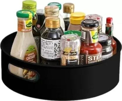 Charmpeak Plastic Grocery Container  - 1 kg(Black)