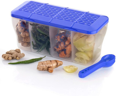 SEQUENCE Plastic Pickle Jar  - 1800 ml(Blue)