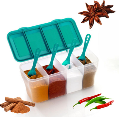 Crackle Plastic Fridge Container  - 740 ml(Light Green)