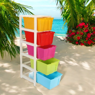 Prime Plastic Plastic Utility Container  - 1000 ml(Multicolor)