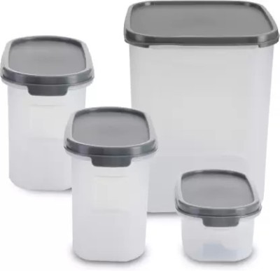 YASHODEEP PLASTIC Plastic Utility Container  - 500 ml, 1100 ml, 5500 ml(Pack of 4, Clear)