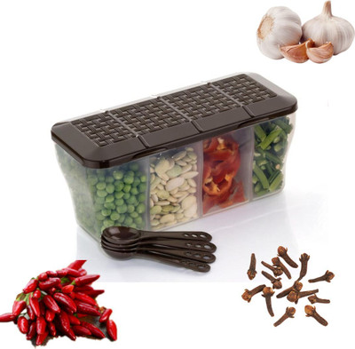 forsel Plastic Fridge Container  - 740 ml(Brown)