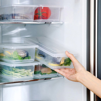 RadhaTex Plastic Fridge Container  - 1500 ml(Clear)