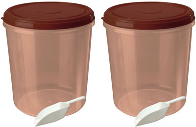AK HUB Plastic Utility Container  - 10 kg(Pack of 2, Brown)