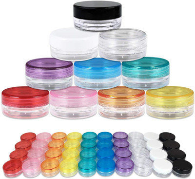 Beauticom Plastic Utility Container  - 10 ml(Pack of 40, Multicolor)