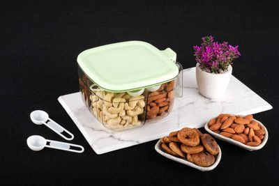 HASHONE Plastic Grocery Container  - 2000 ml(Green)