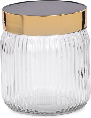 AFAST Glass Cookie Jar  - 450 ml(Transparent)