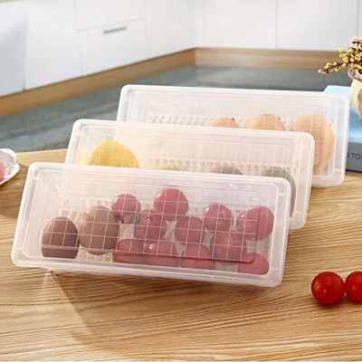 savaan Plastic Utility Container  - 1500 ml(Pack of 3, Clear)