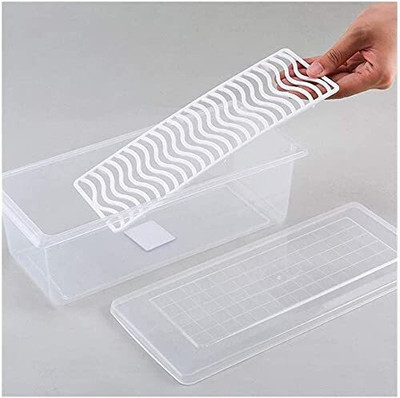 Webdealz Plastic Utility Container  - 1500 ml(Pack of 4, Clear)