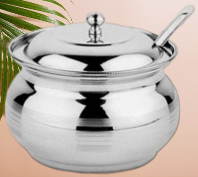 Mystte Stainless Steel Pickle Jar  - 100 ml(Silver)