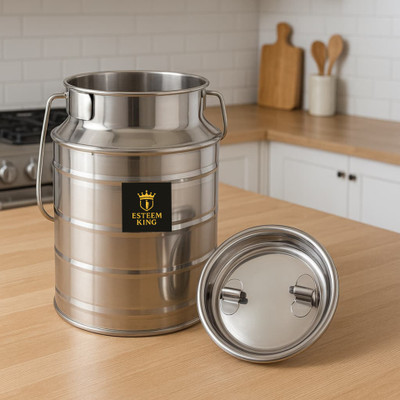 ESTEEM KING Stainless Steel Milk Container  - 2 L(Silver)